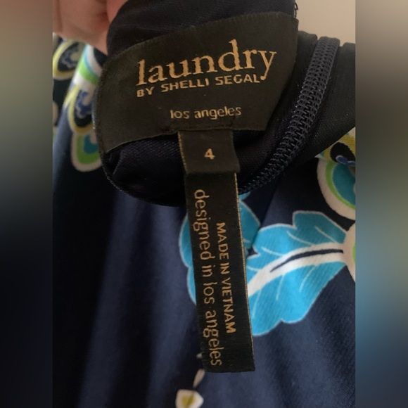 Laundry By Shelli Segal Bohemian Dress Sz 4 - Picture 7 of 7